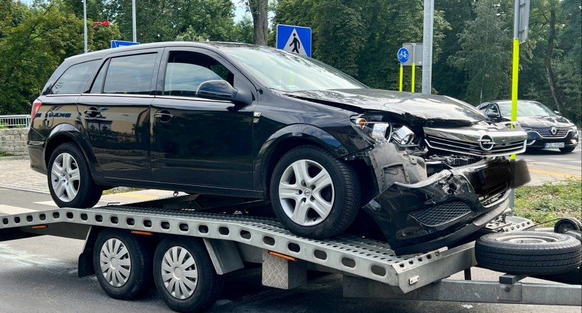 Wymusił pierwszeństwo i oto skutek