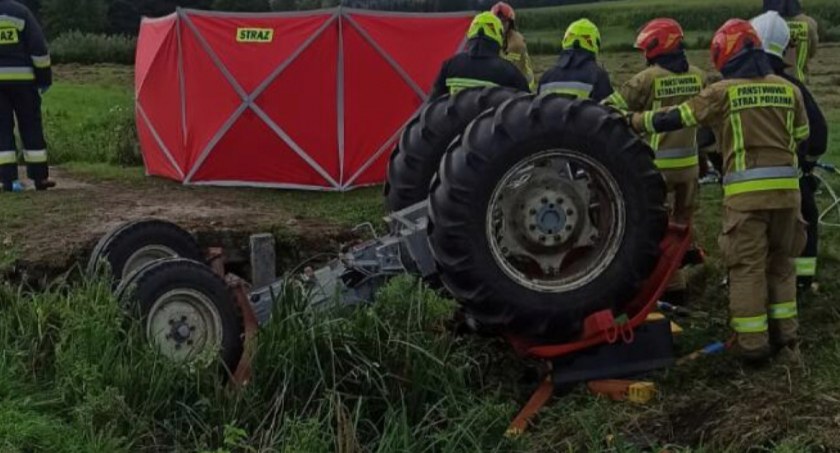 Tragedia podczas prac polowych w Starej Wiśniewce