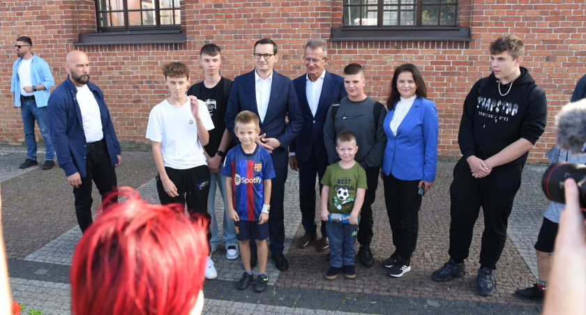 Premier Morawiecki odwiedził Krajenkę