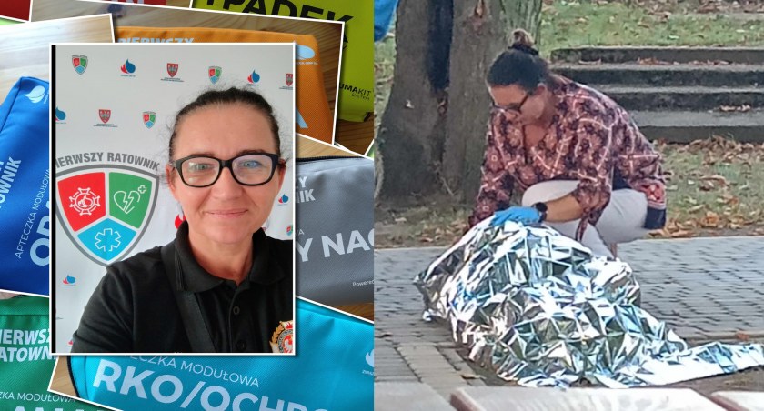 Zasłabnięcie w centrum Sypniewa. Szybka reakcja świadków i strażaka