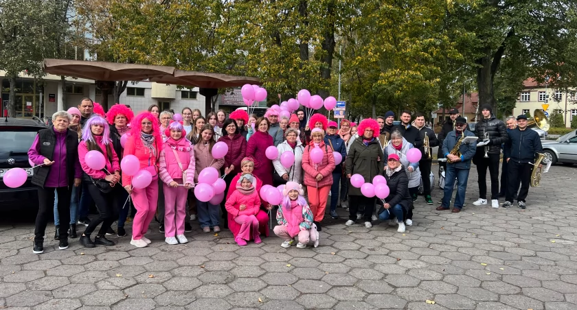Marsz Różowej Wstążki i event rodzinny w Złotowie