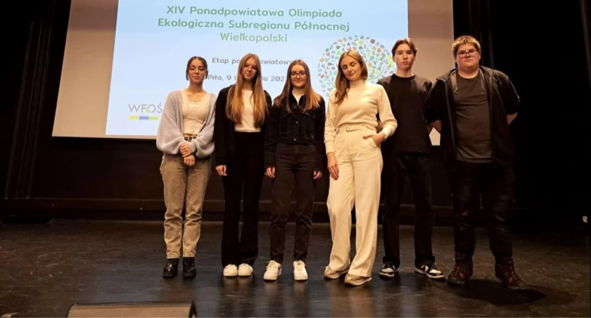 Laureat Powiatowej Olimpiady Ekologicznej z I LO w Złotowie