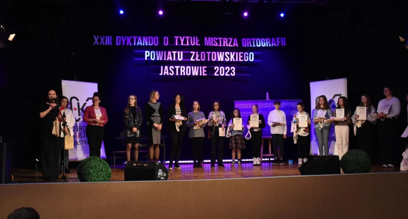 XXIII Dyktando o Tytuł Mistrza Ortografii Powiatu Złotowskiego Jastrowie 2023
