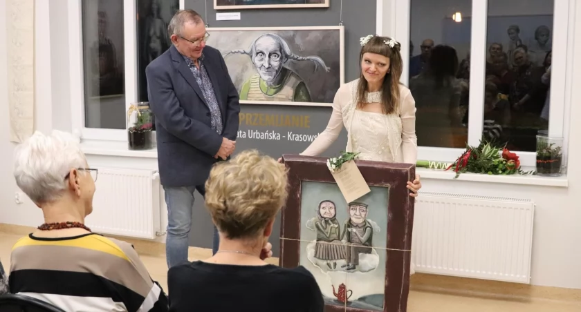 Wernisaż Agaty Urbańskiej -Krasowskiej w Uniwersytecie Ludowym