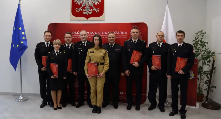 Awanse i nagrody złotowskich strażaków