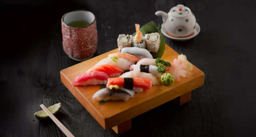 Restauracja Gold Sushi - idealne miejsce na romantyczną kolację przy świetlistych latarniach Warszawy