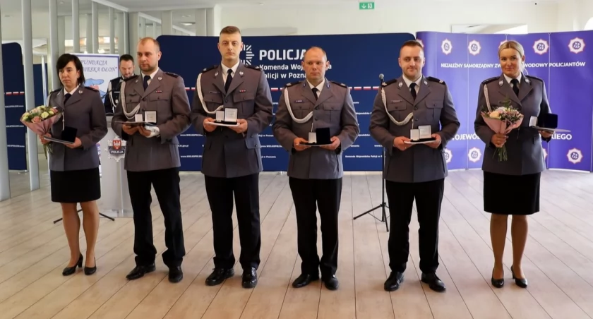 Złotowscy policjanci nagrodzeni Kryształową Gwiazdą