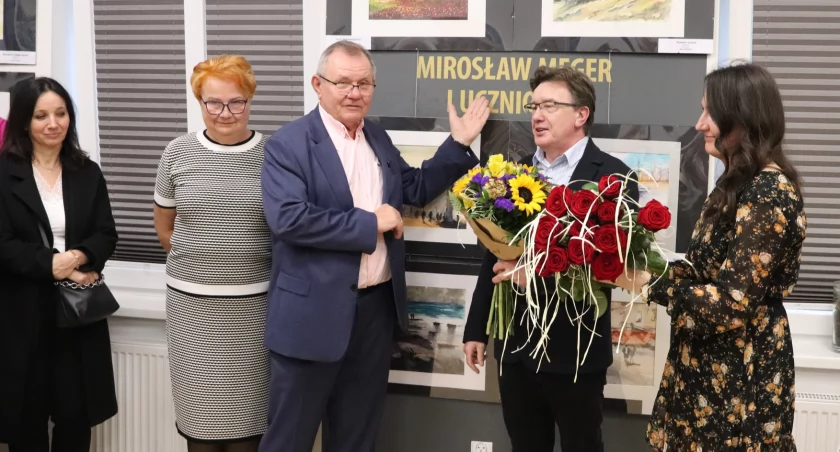 Wernisaż prac Mirosława Megera i Uczniów w Uniwersytecie Ludowym w Radawnicy