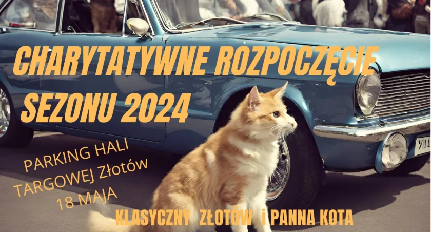 Złotowskie charytatywne rozpoczęcie sezonu motoryzacyjnego w Złotoiwie