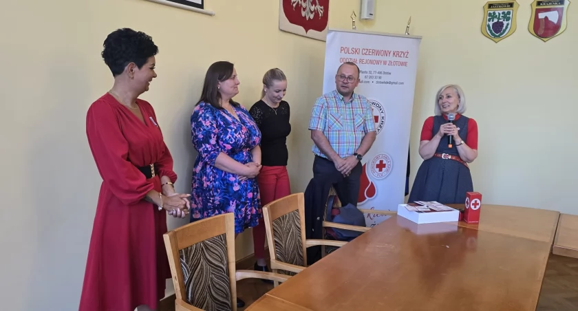 Pierwsze spotkanie Złotowskiego Klubu Krwiodawców 