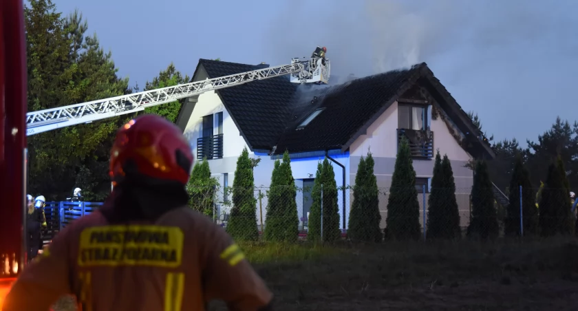 [WIDEO] Pożar domu koło Krajenki