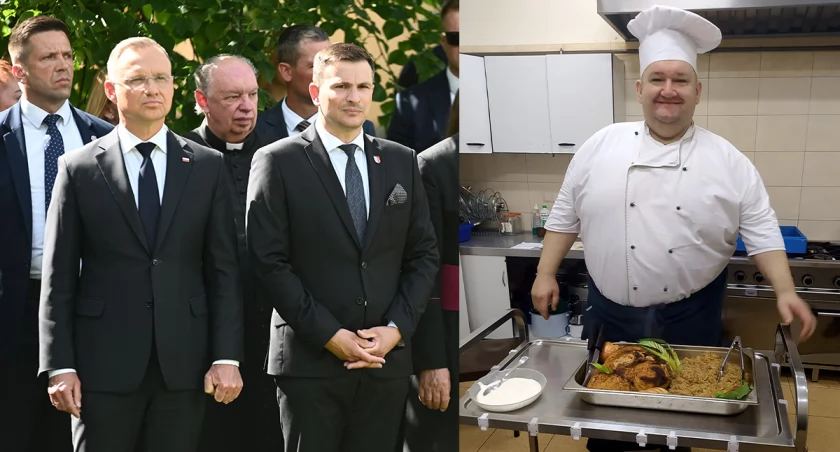 Prezydent w Zakrzewie, Robert Bagniewski w kuchni