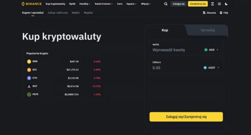 Recenzja giełdy kryptowalut Binance: szczera opinia Aleksandra Orłowskiego