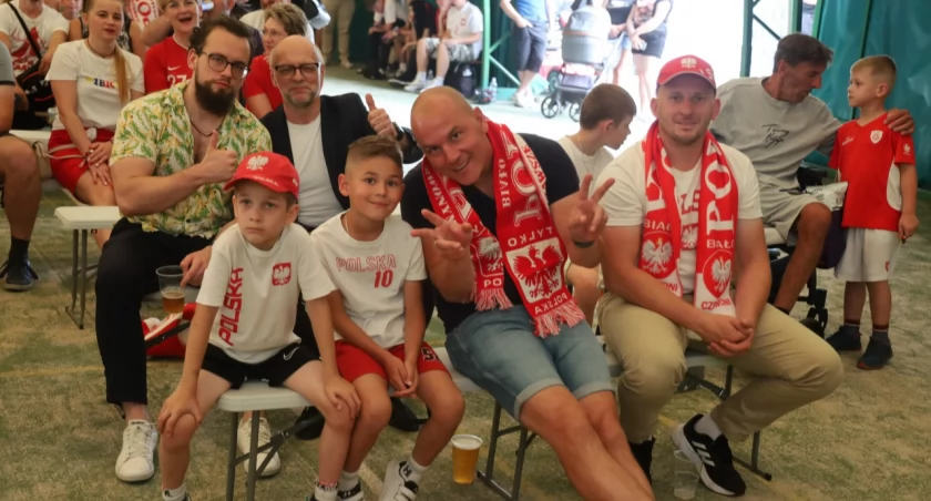 Strefa kibica w Złotowie - mecz Polska - Austria