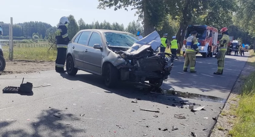 Wypadek na trasie Złotów-Nowy Dwór 