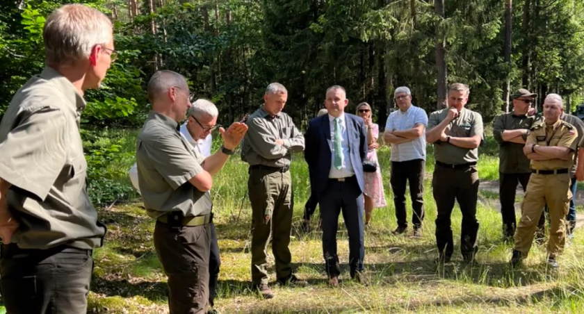 Spotkanie leśników z samorządowcami z powiatu złotowskiego