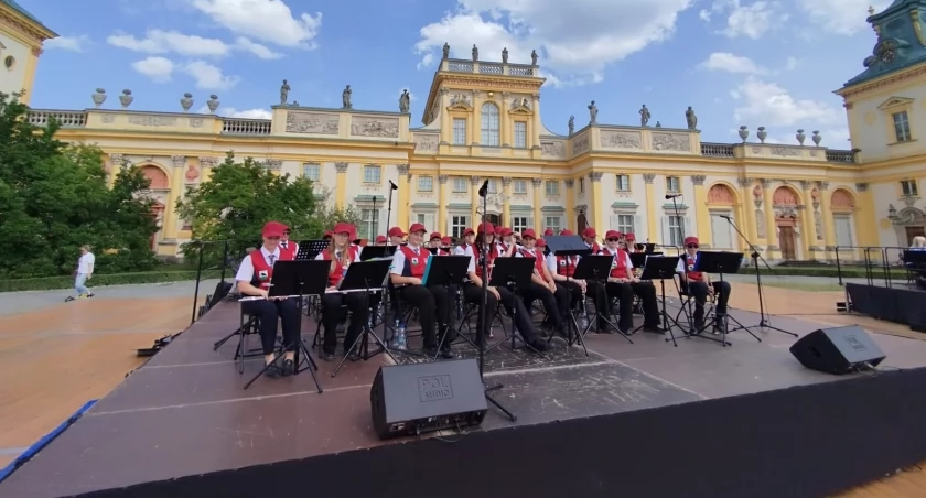 Orkiestra Dęta z Łobżenicy na Turnieju Orkiestr Dętych w Wilanowie 