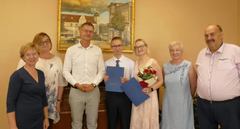Gabriel Rusin najlepszym absolwentem w gminie Lipka