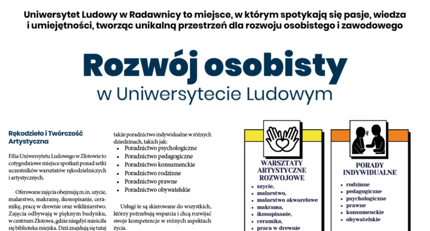 Rozwój osobisty w Uniwersytecie Ludowym