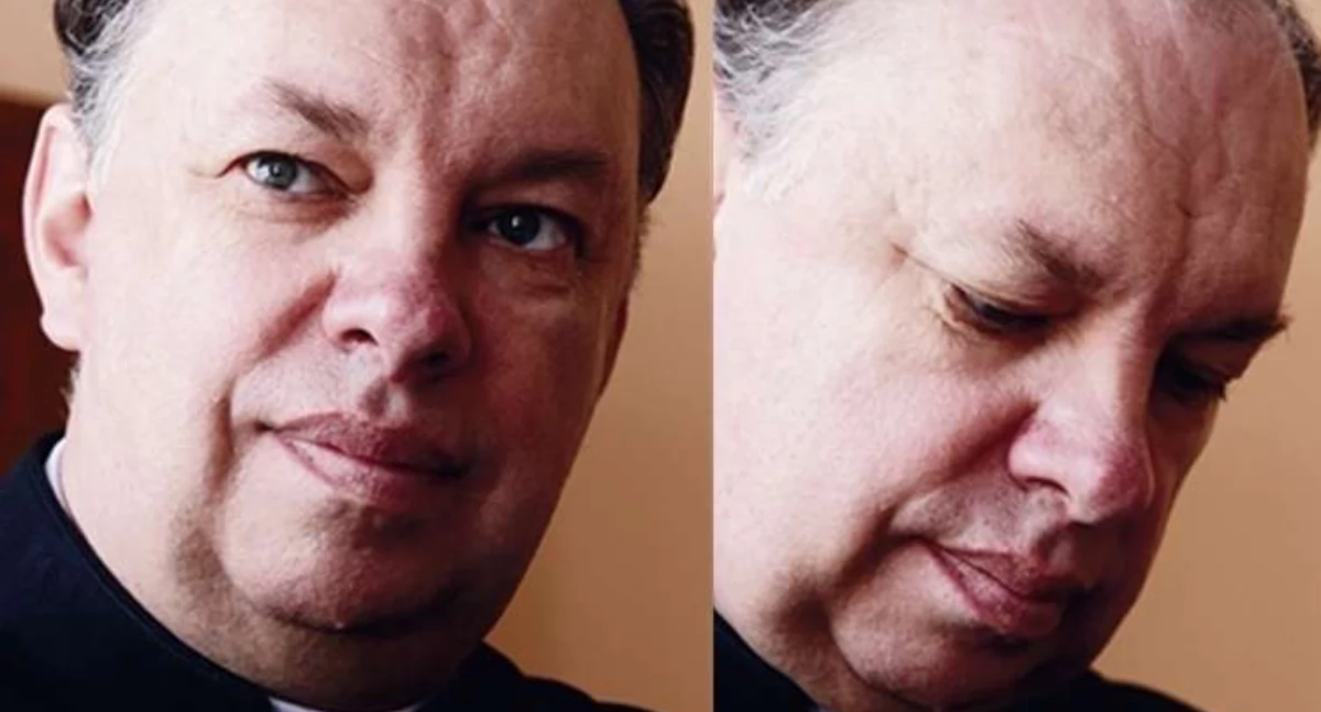 Ksiądz Marek Czaplicki żegna się z parafią w Starej Wiśniewce