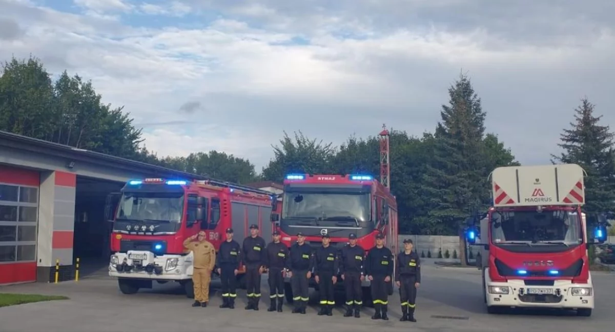 Złotowscy strażacy w hołdzie zmarłym tragicznie strażakom z Poznania