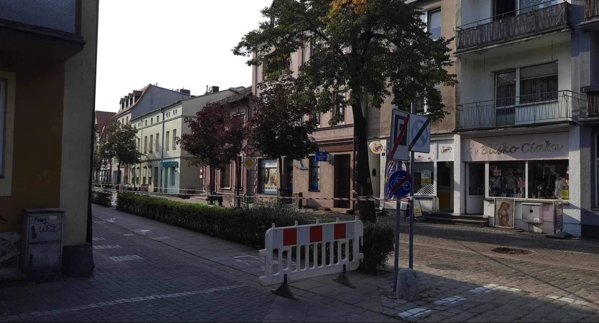 Utrudnienia w ruchu na ul. Wojska Polskiego w Złotowie