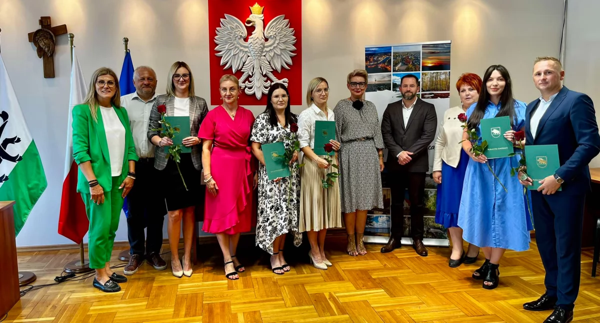 Uroczystość ślubowania nauczycieli mianowanych z gminy Łobżenica