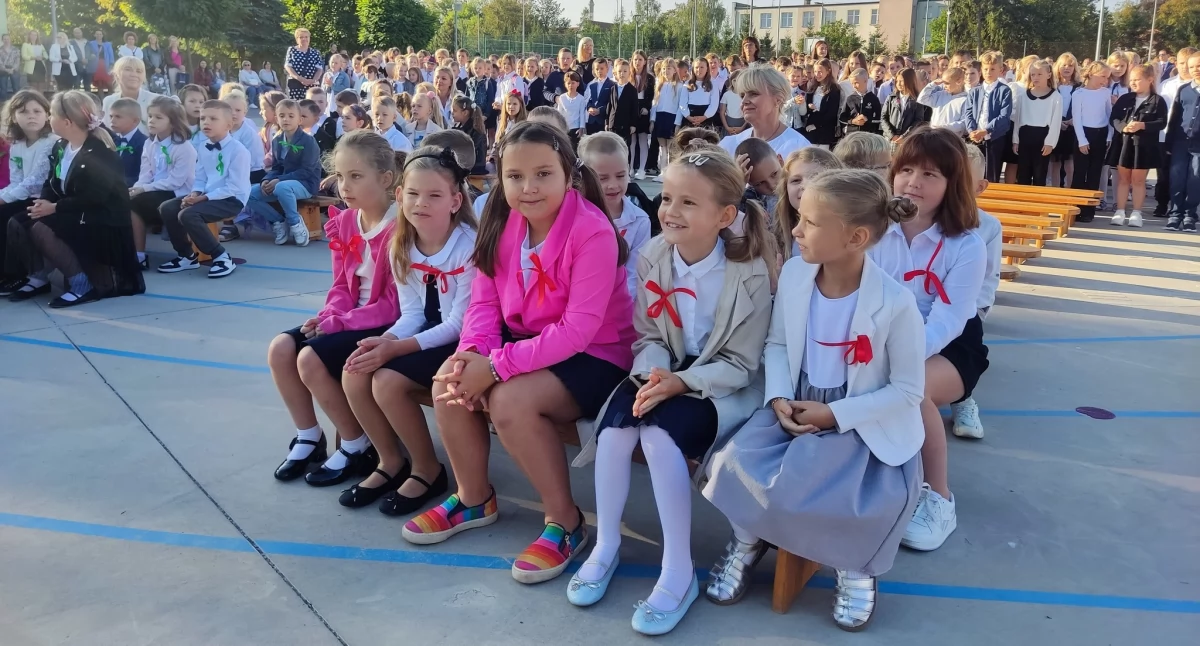 Uczniowie Trójki przywitali nowy rok szkolny