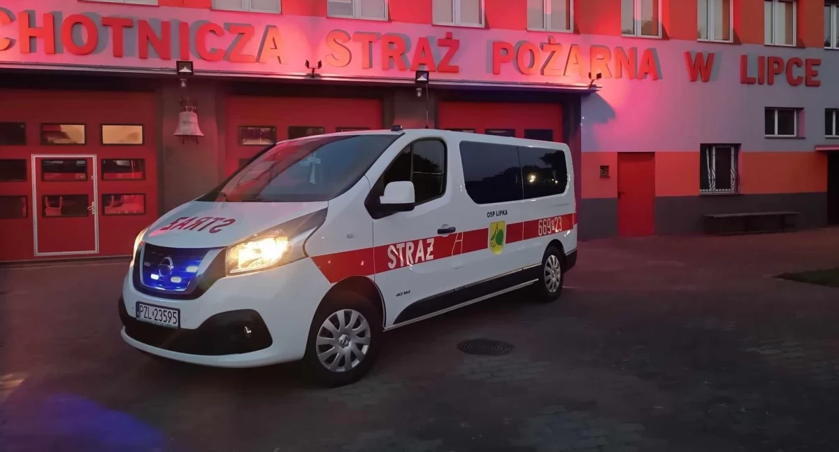 Nowy samochód w jednostce OSP Lipka