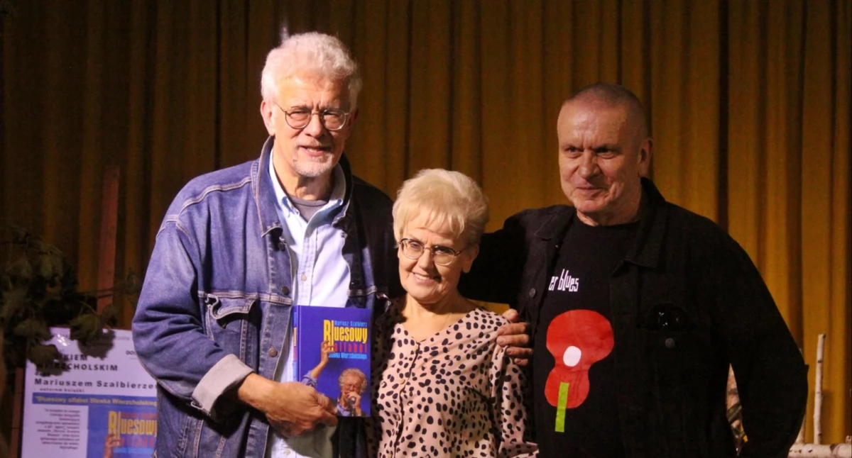 Bluesowy alfabet Sławka Wierzcholskiego - spotkanie autorskie w Domu Polskim w Zakrzewie