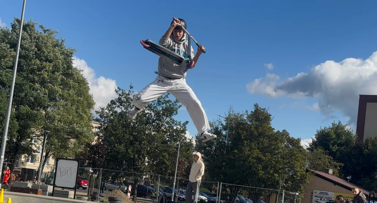 Zawody na złotowskim pumptracku
