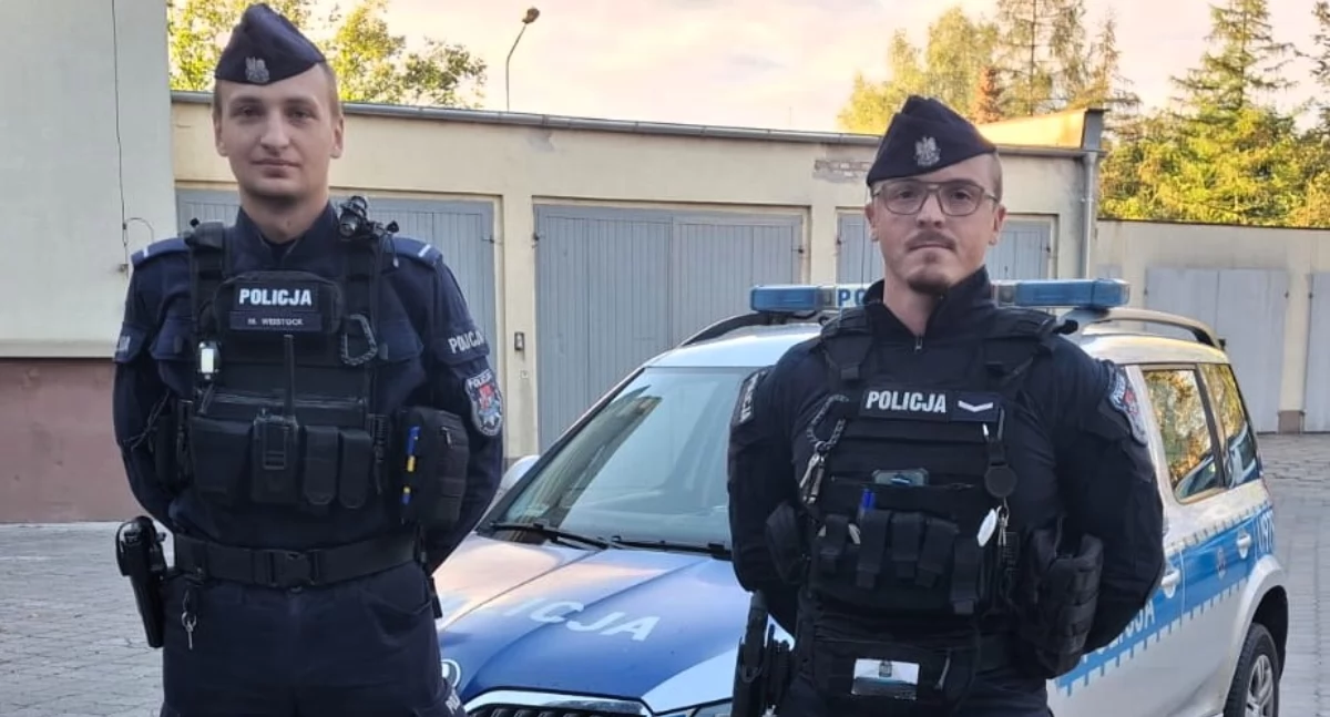 Policjanci z Lipki uratowali życie mężczyźnie
