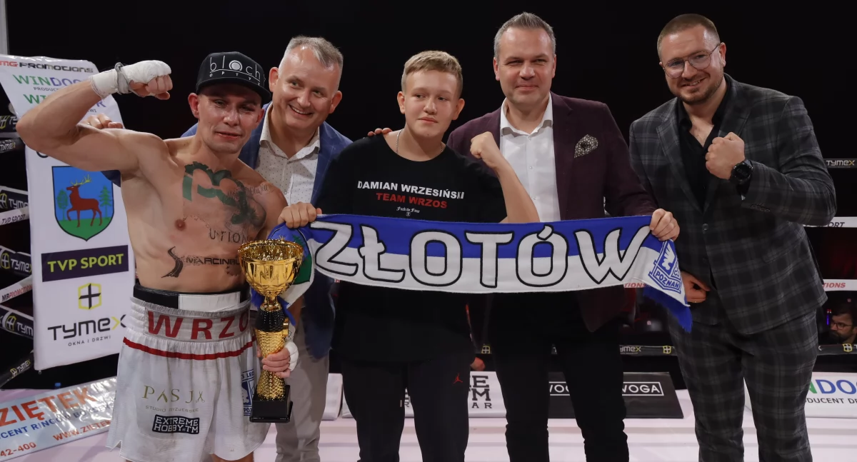 Wrzesiński zwycięża na gali Złotów Boxing Night