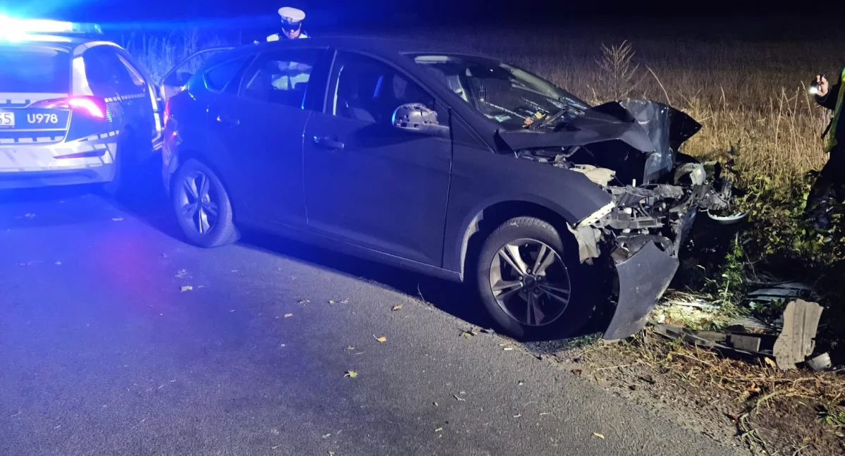 Wypadek na trasie Złotów - Święta