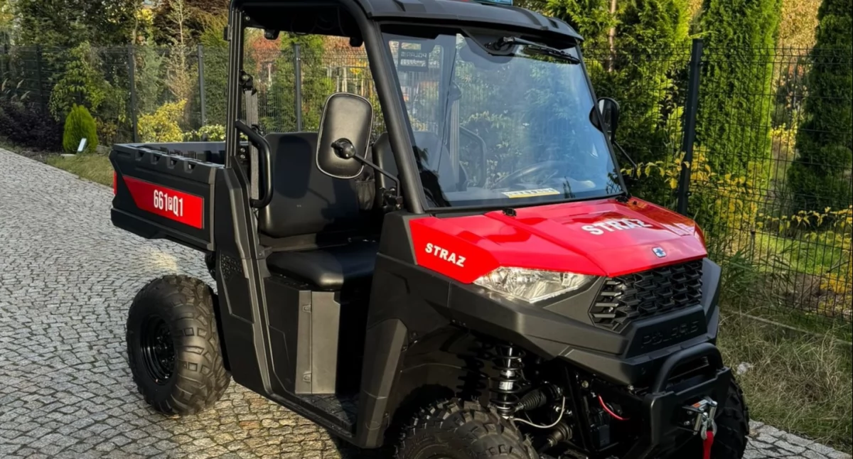 Nie byle jaki quad trafił do Złotowa. Z przyczepką!