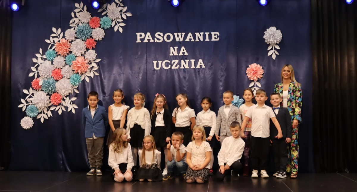 Pasowanie na Ucznia w Szkole Podstawowej w Okonku