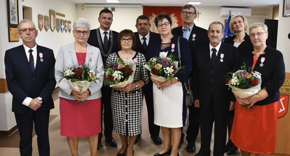 Złote Gody czterech par w Zakrzewie