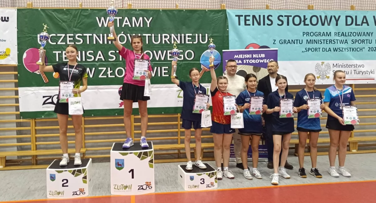 Grand Prix Wielkopolski Kadetek i Kadetów wyjątkowo udane dla tenisistów stołowych Sparty Złotów