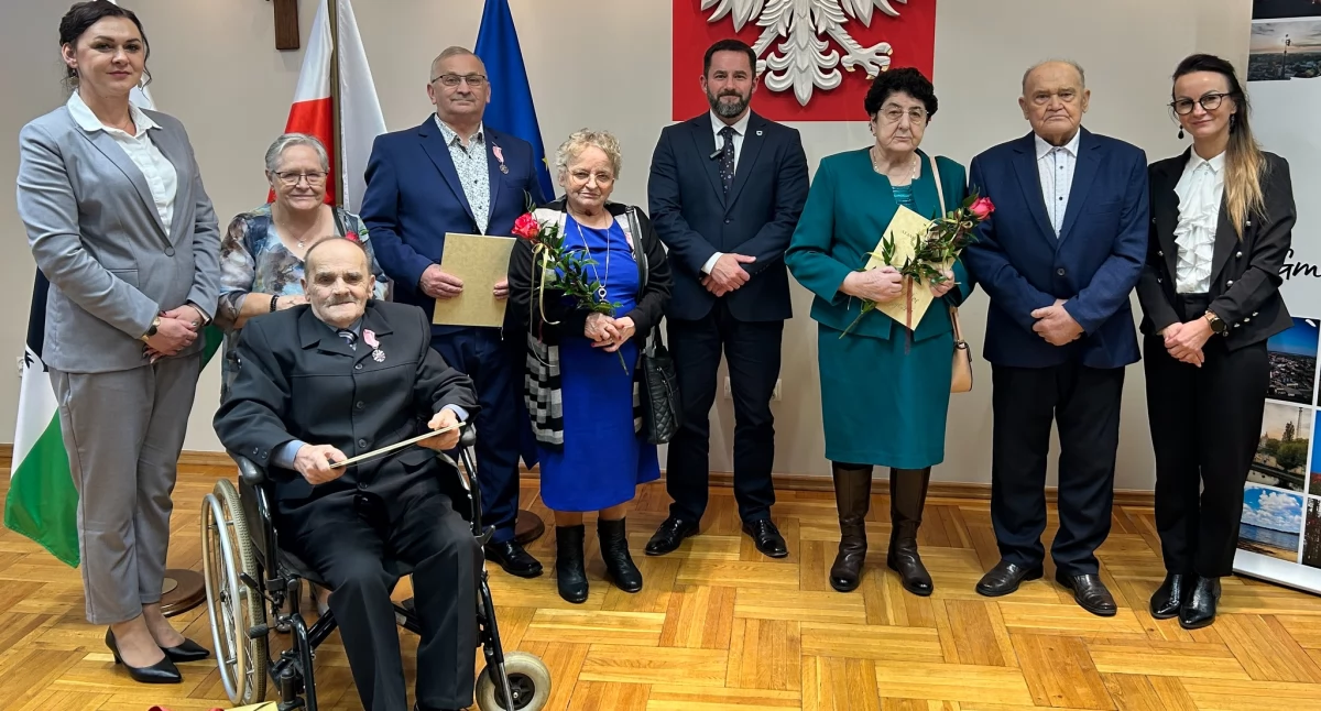 Szacunek dla Państwa Frydryszków, Kotaraków i Dobrowolskich. 60 lat w małżeństwie! 