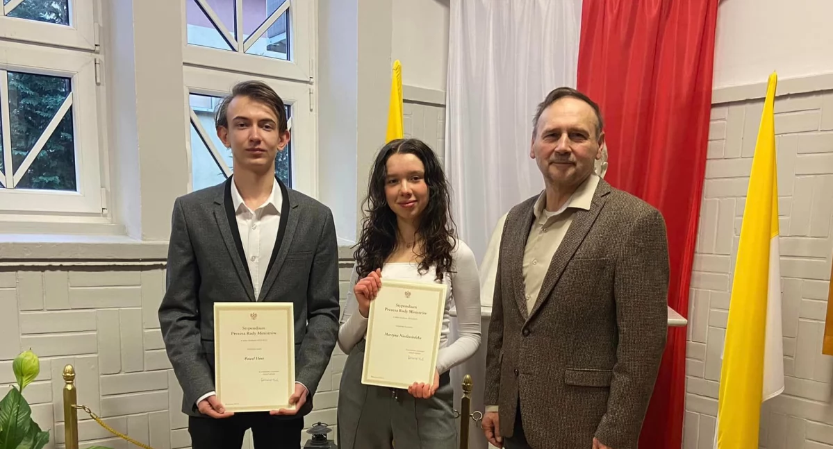 Martyna Niedźwiecka i Paweł Hinz także ze stypendium premiera