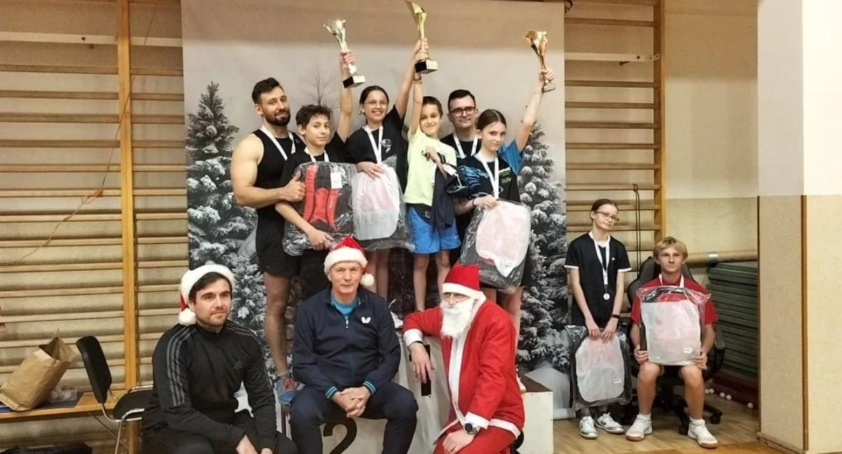 Tenisowe Mikołajki z MKTS Sparta Złotów