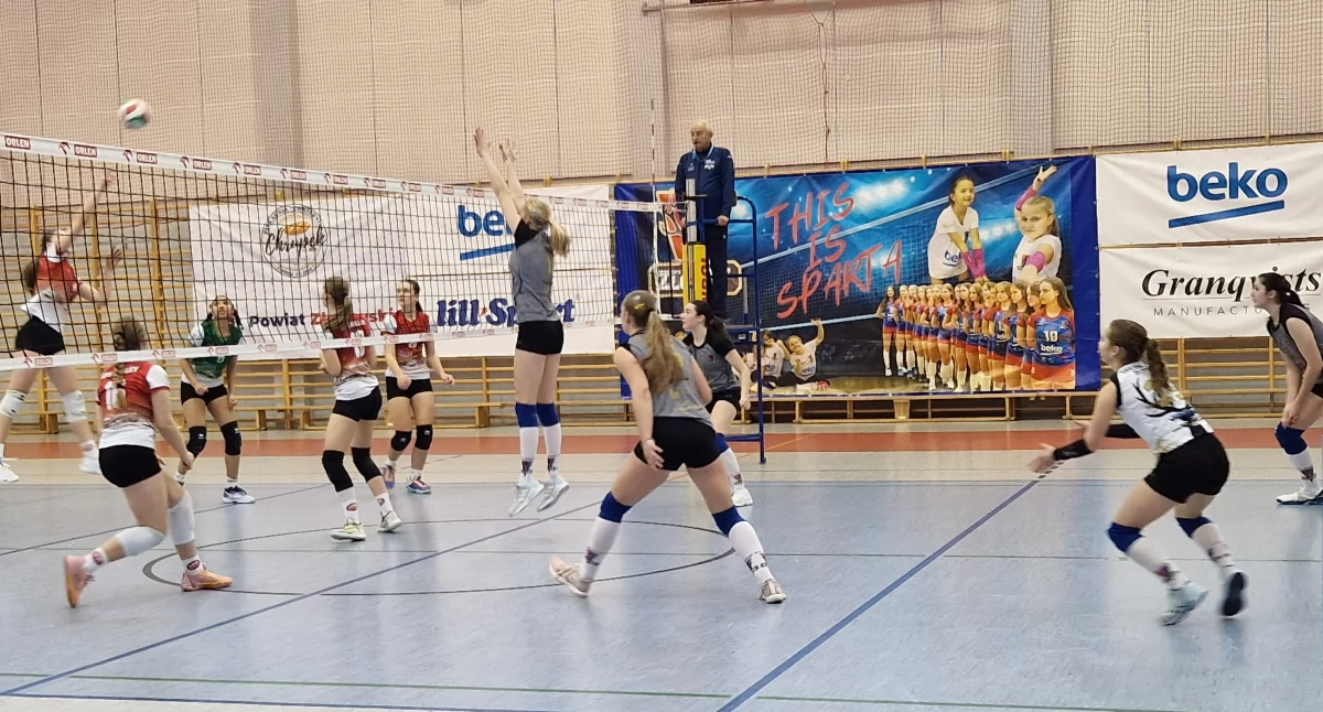 Juniorki SPS Sparty Złotów zwycięskie