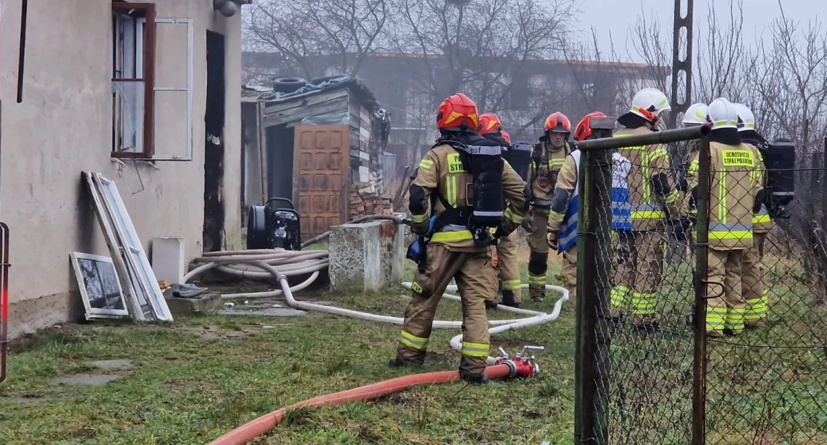 Pożar na Leśnej w Złotowie, gdyby nie policjanci byłaby tragedia