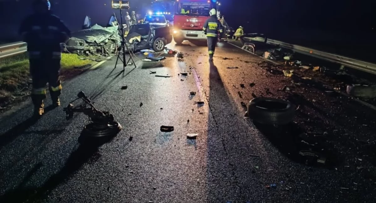 [AKTUALIZACJA] Wypadek pod Dolnikiem, jedna osoba zabrana do szpitala