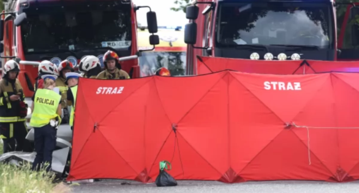 Śmiertelny wypadek na lotnisku w Lipce
