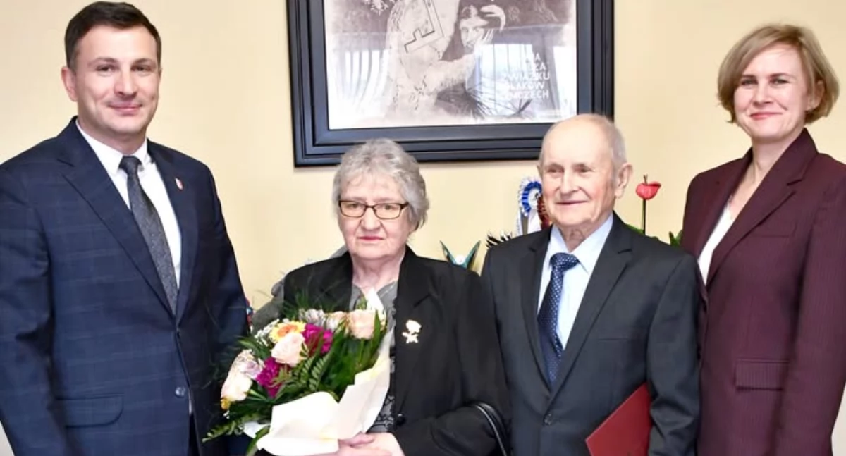 Państwo Urszula i Franciszek Sieg 60 lat razem!