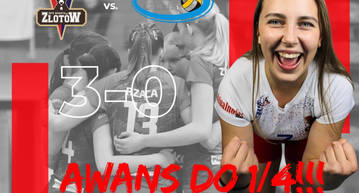 Juniorki Młodsze SPS Sparta Złotów z awansem do ćwierćfinałów mistrzostw Polski