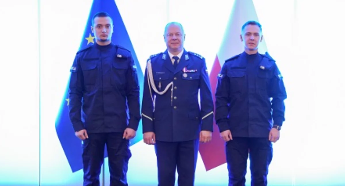 Mateusz Widurski i Dawid Siutkowski nowymi policjantami w Złotowie
