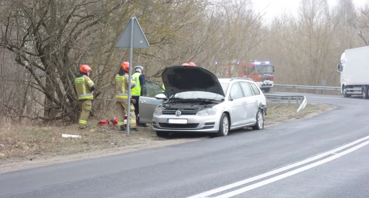 [ WIDEO ] Kolizja w pobliżu miejscowości Nowiny