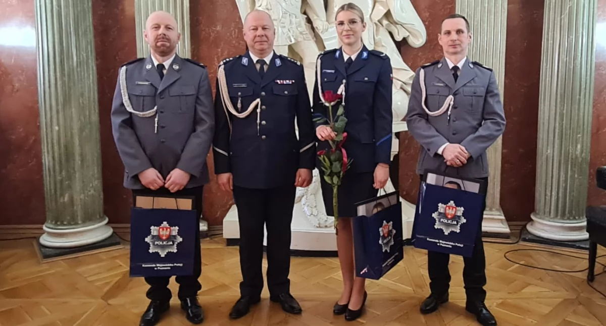 Kryształowe Gwiazdy dla policjantów ze Złotowa i Jastrowia 